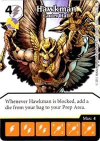 Hawkman - Carter Hall - Justice League - Dice Masters card