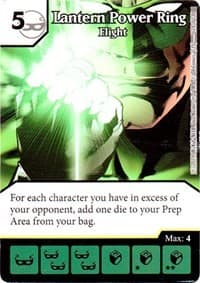 Lantern Power Ring - Flight - Justice League - Dice Masters card