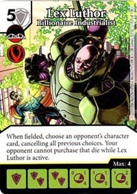 Lex Luthor - Billionaire Industrialist - Justice League - Dice Masters card