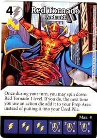 Red Tornado - Android - Justice League - Dice Masters card