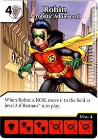 Robin - Acrobatic Adolescent - Justice League - Dice Masters card