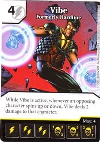 Vibe - Formerly Hardline - Justice League - Dice Masters card