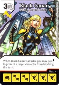 Black Canary - Dinah Laurel Lance - Justice League - Dice Masters card