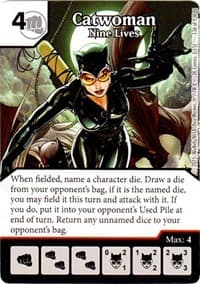 Catwoman - Nine Lives - Justice League - Dice Masters card