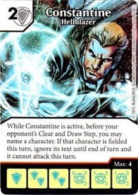 Constantine - Hellblazer - Justice League - Dice Masters card