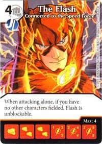 The Flash - Connected to the Speed Force - Justice League - Dice Masters card