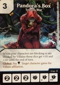 Pandora's Box - Trinity War - Justice League: Organized Play - Dice Masters card
