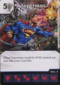 Superman - Trinity War - Justice League: Organized Play - Dice Masters card