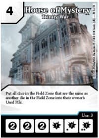 House of Mystery - Trinity War - Justice League: Organized Play - Dice Masters card