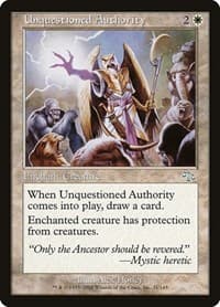 Unquestioned Authority - Judgment - Magic: The Gathering card