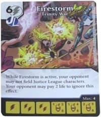 Firestorm - Trinity War - Justice League: Organized Play - Dice Masters card