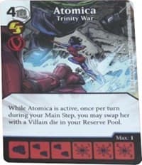 Atomica - Trinity War - Justice League: Organized Play - Dice Masters card