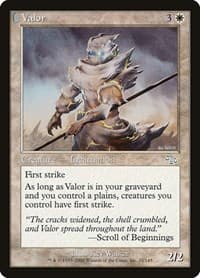 Valor - Judgment - Magic: The Gathering card