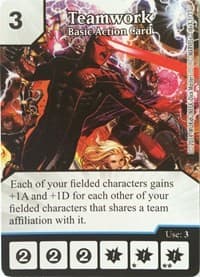 Teamwork - Avengers vs X-Men: Organized Play - Dice Masters card