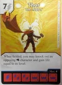 Thor - The Mighty - Avengers vs X-Men: Organized Play - Dice Masters card