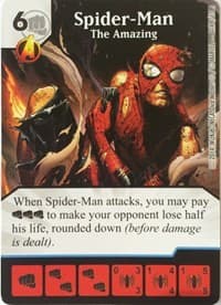 Spider-Man - The Amazing - Avengers vs X-Men: Organized Play - Dice Masters card
