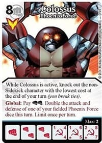 Colossus - Phoenix Force - Avengers vs X-Men: Organized Play - Dice Masters card
