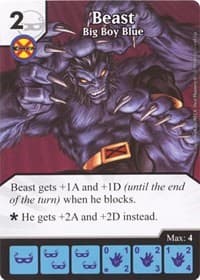 Beast - Big Boy Blue - Avengers vs X-Men - Dice Masters card