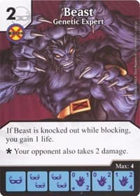 Beast - Genetic Expert - Avengers vs X-Men - Dice Masters card