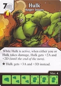 Hulk - Anger Issues - Avengers vs X-Men - Dice Masters card