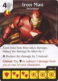 Iron Man - Inventor - Avengers vs X-Men - Dice Masters card