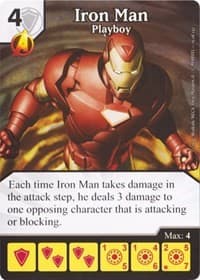 Iron Man - Playboy - Avengers vs X-Men - Dice Masters card