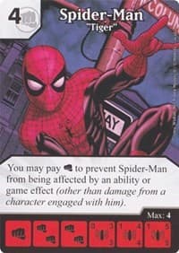 Spider-Man - "Tiger" - Avengers vs X-Men - Dice Masters card