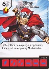 Thor - Legendary Warrior - Avengers vs X-Men - Dice Masters card