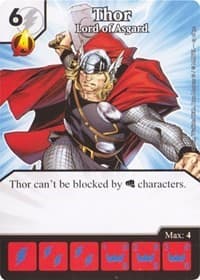 Thor - Lord of Asgard - Avengers vs X-Men - Dice Masters card
