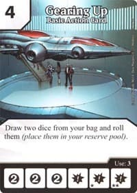 Gearing Up - Avengers vs X-Men - Dice Masters card