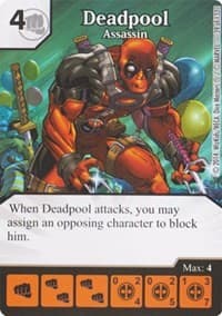 Deadpool - Assassin - Avengers vs X-Men - Dice Masters card