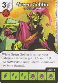 Green Goblin - Goblin-Lord - Avengers vs X-Men - Dice Masters card