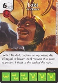 Loki - Trickster - Avengers vs X-Men - Dice Masters card