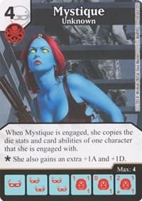 Mystique - Unknown - Avengers vs X-Men - Dice Masters card