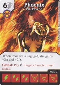 Phoenix - Ms. Psyche - Avengers vs X-Men - Dice Masters card