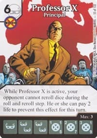 Professor X - Principal - Avengers vs X-Men - Dice Masters card