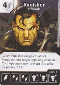 Punisher - McRook - Avengers vs X-Men - Dice Masters card