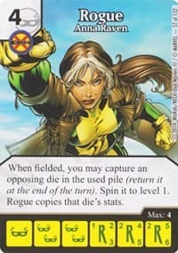 Rogue - Anna Raven - Avengers vs X-Men - Dice Masters card