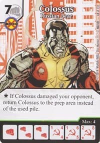 Colossus - Russian Bear - Avengers vs X-Men - Dice Masters card