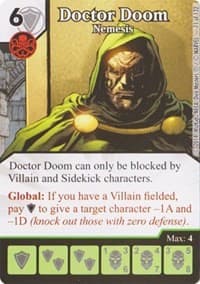 Doctor Doom - Nemesis - Avengers vs X-Men - Dice Masters card