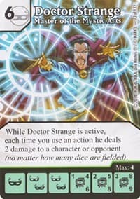 Doctor Strange - Master of the Mystic Arts - Avengers vs X-Men - Dice Masters card