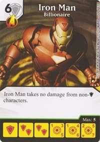Iron Man - Billionaire - Avengers vs X-Men - Dice Masters card