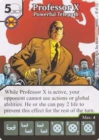 Professor X - Powerful Telepath - Avengers vs X-Men - Dice Masters card