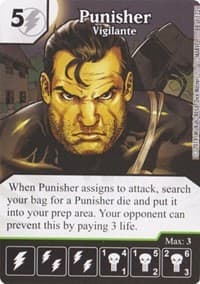 Punisher - Vigilante - Avengers vs X-Men - Dice Masters card