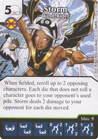 Storm - Wind-Rider - Avengers vs X-Men - Dice Masters card