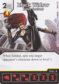Black Widow - Killer Instinct - Avengers vs X-Men - Dice Masters card