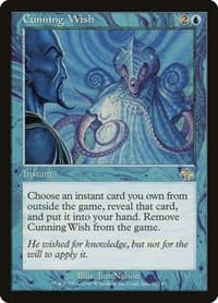 Cunning Wish - Judgment - Magic: The Gathering card