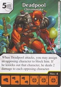 Deadpool - Chiyonosake - Avengers vs X-Men - Dice Masters card