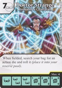 Doctor Strange - Probably a Charlatan - Avengers vs X-Men - Dice Masters card