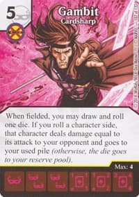 Gambit - Cardsharp - Avengers vs X-Men - Dice Masters card